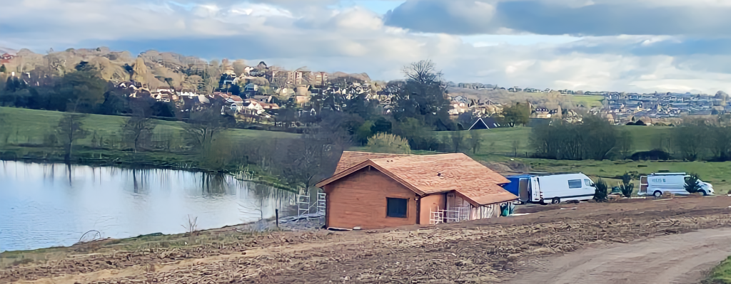 Newport, Wales - Carelian Log Buildings
