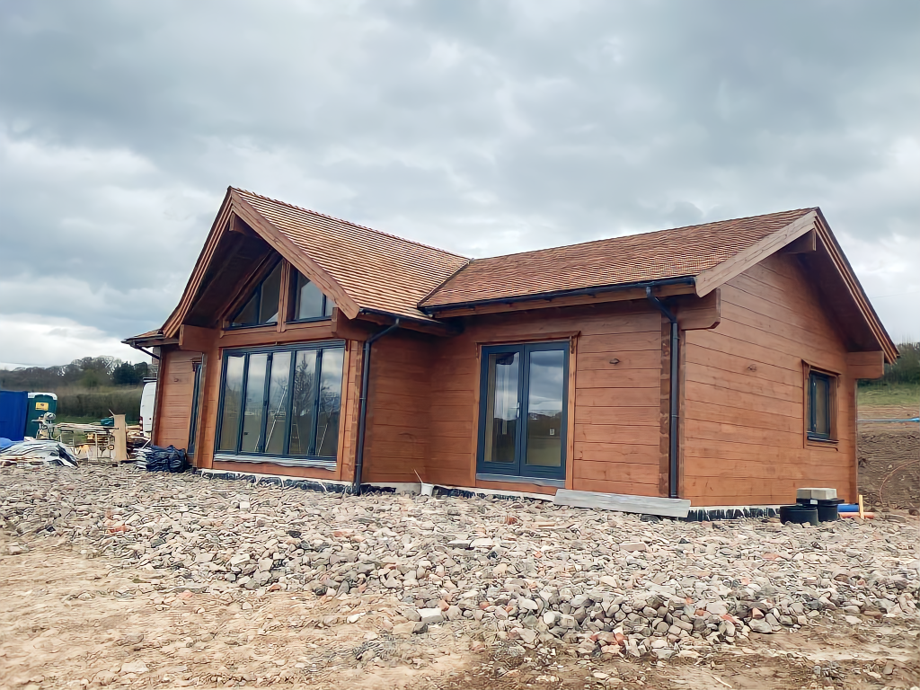 Newport, Wales - Carelian Log Buildings