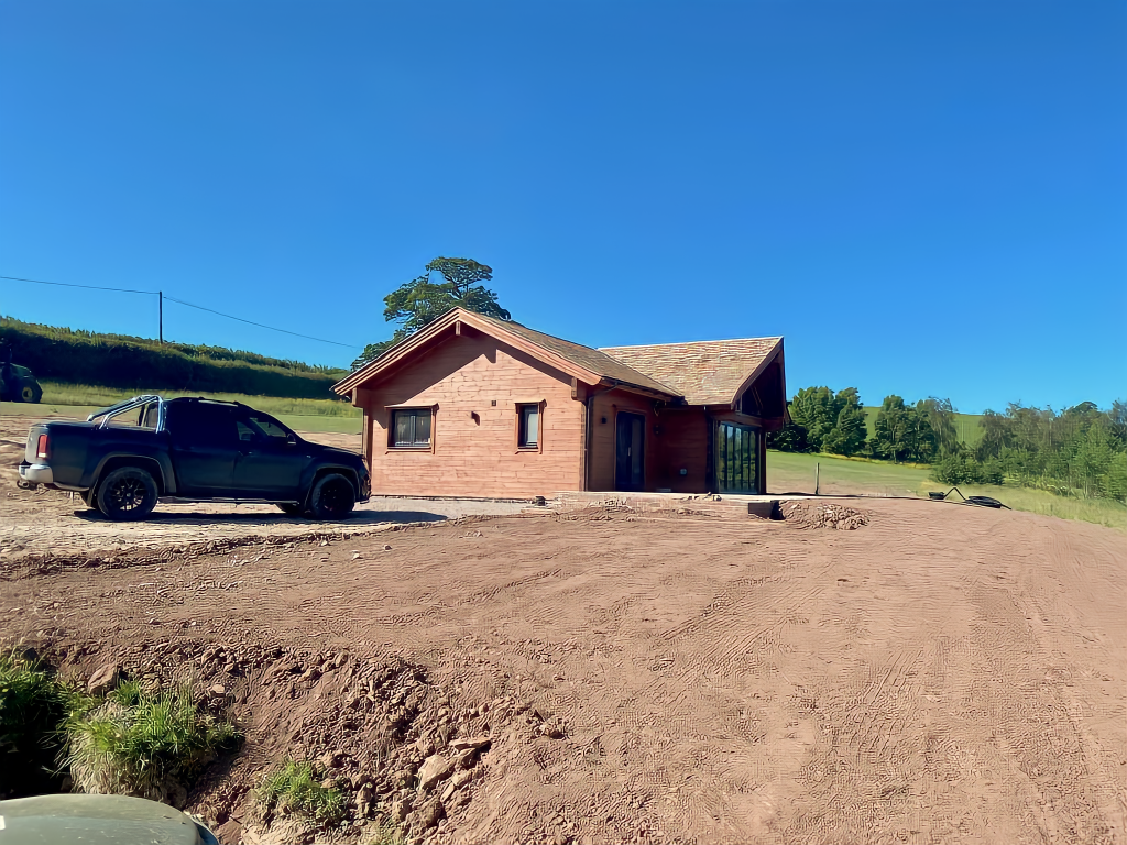 Newport, Wales - Carelian Log Buildings